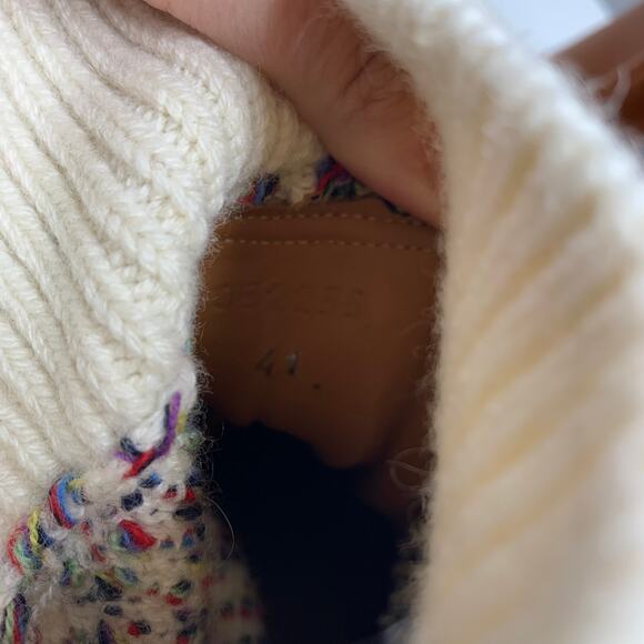 Chloé Jamie Sock Platform Chelsea Almond Boot Luminous Ochre New Size 41 - Picture 14 of 14